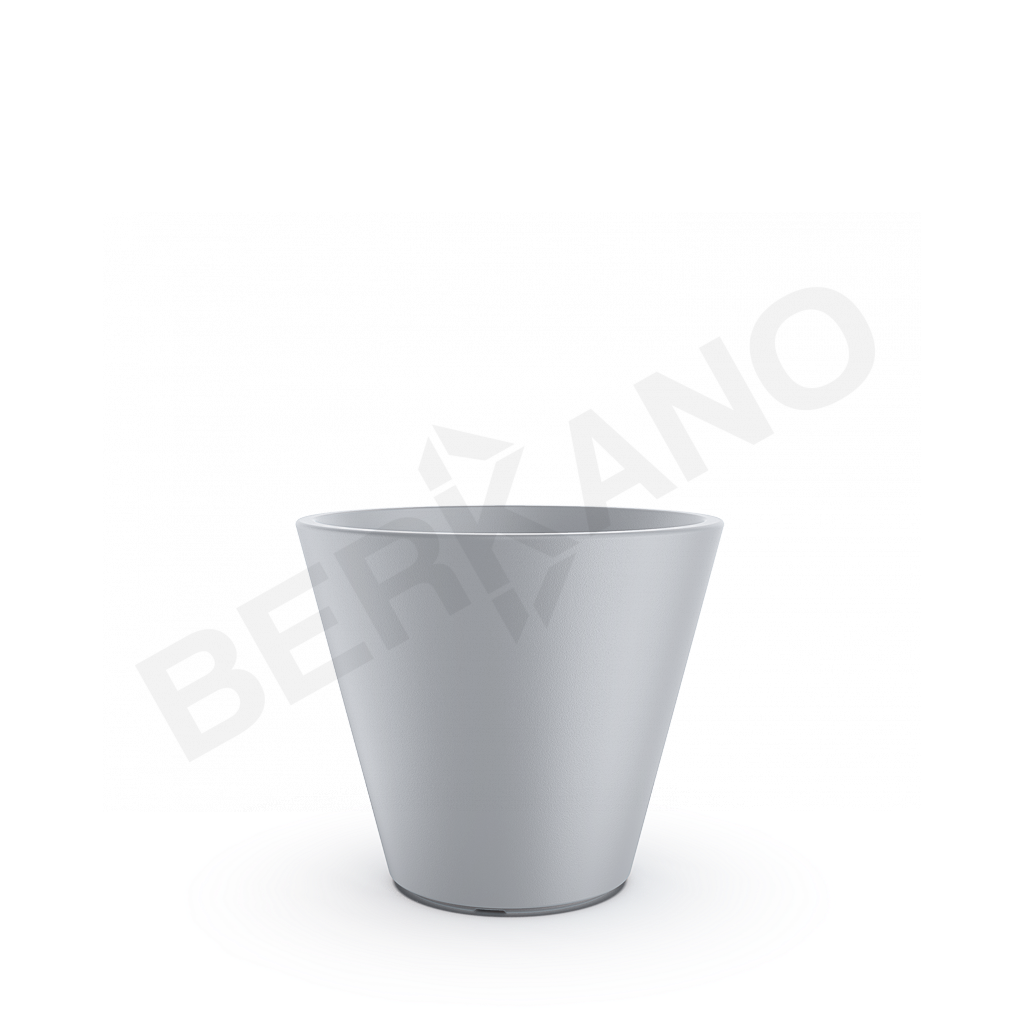 Кашпо Bliss 42 серого цвета - фото 1