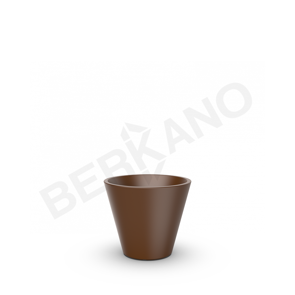Кашпо Bliss 33 DB коричневого цвета - фото 1