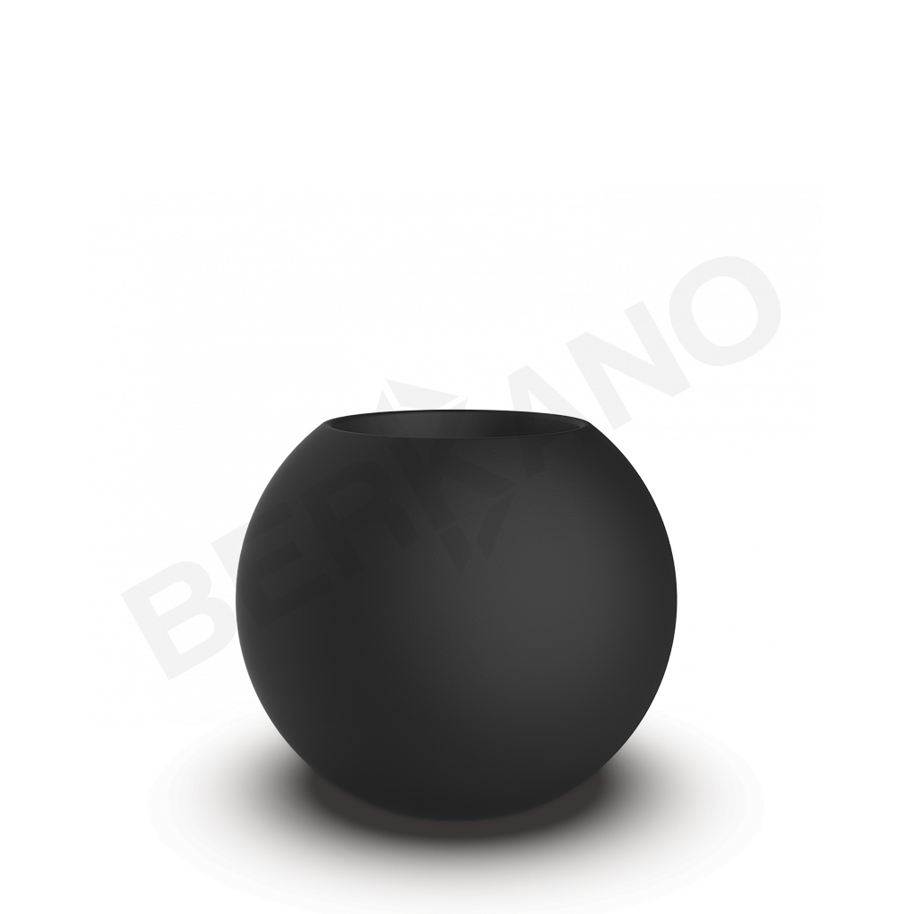 Кашпо Terra 60 черного цвета - фото 1