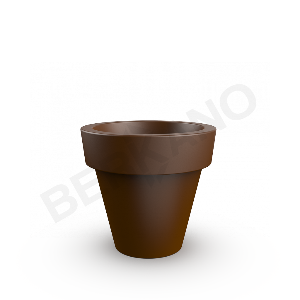 Кашпо classic 90 DB коричневого цвета - фото 1