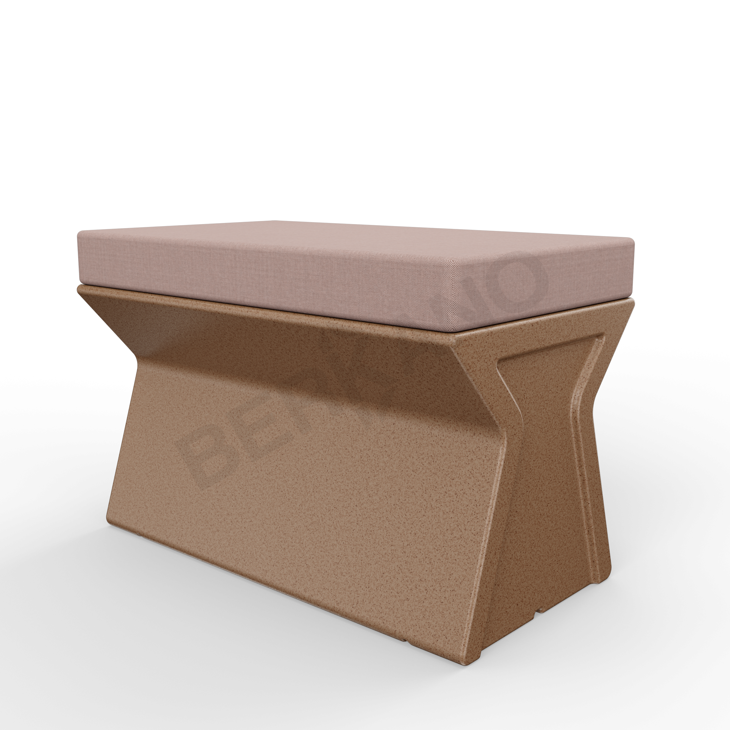 Скамейка X-seat Line Brown Granite / Cappuccino - фото 1