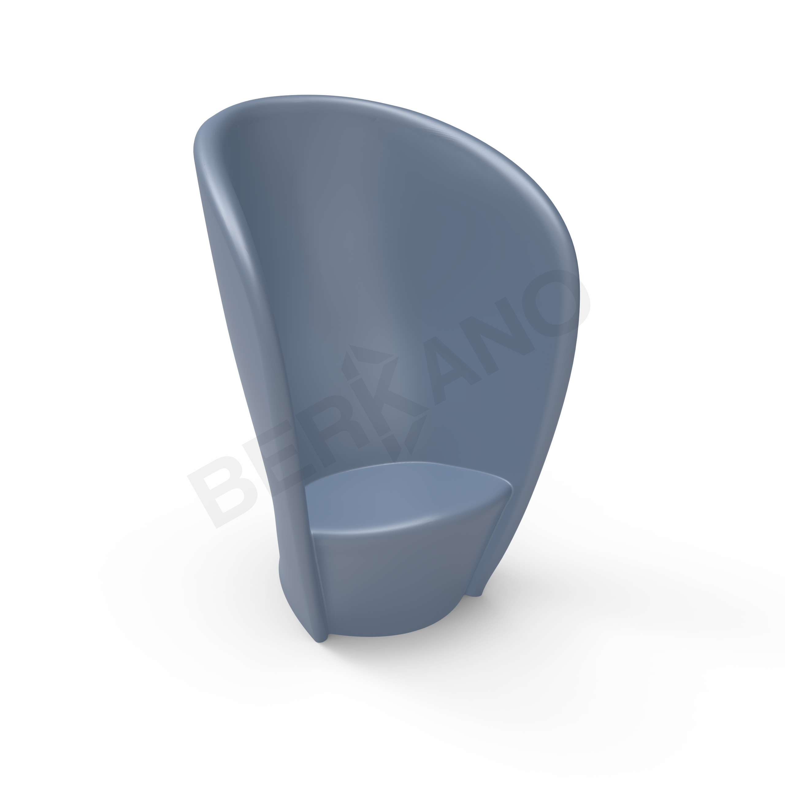 Кресло Harmony синего цвета - фото 1