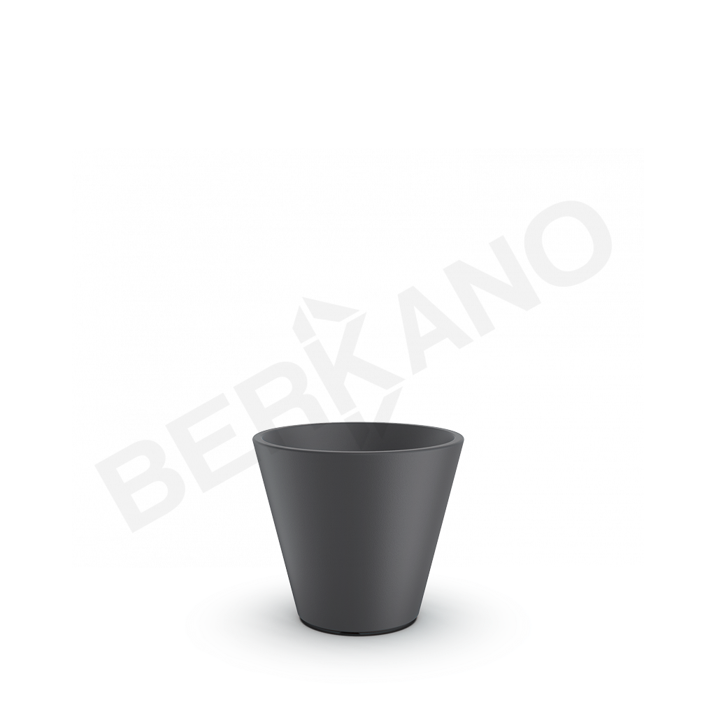Кашпо Bliss 33 графитового цвета - фото 1