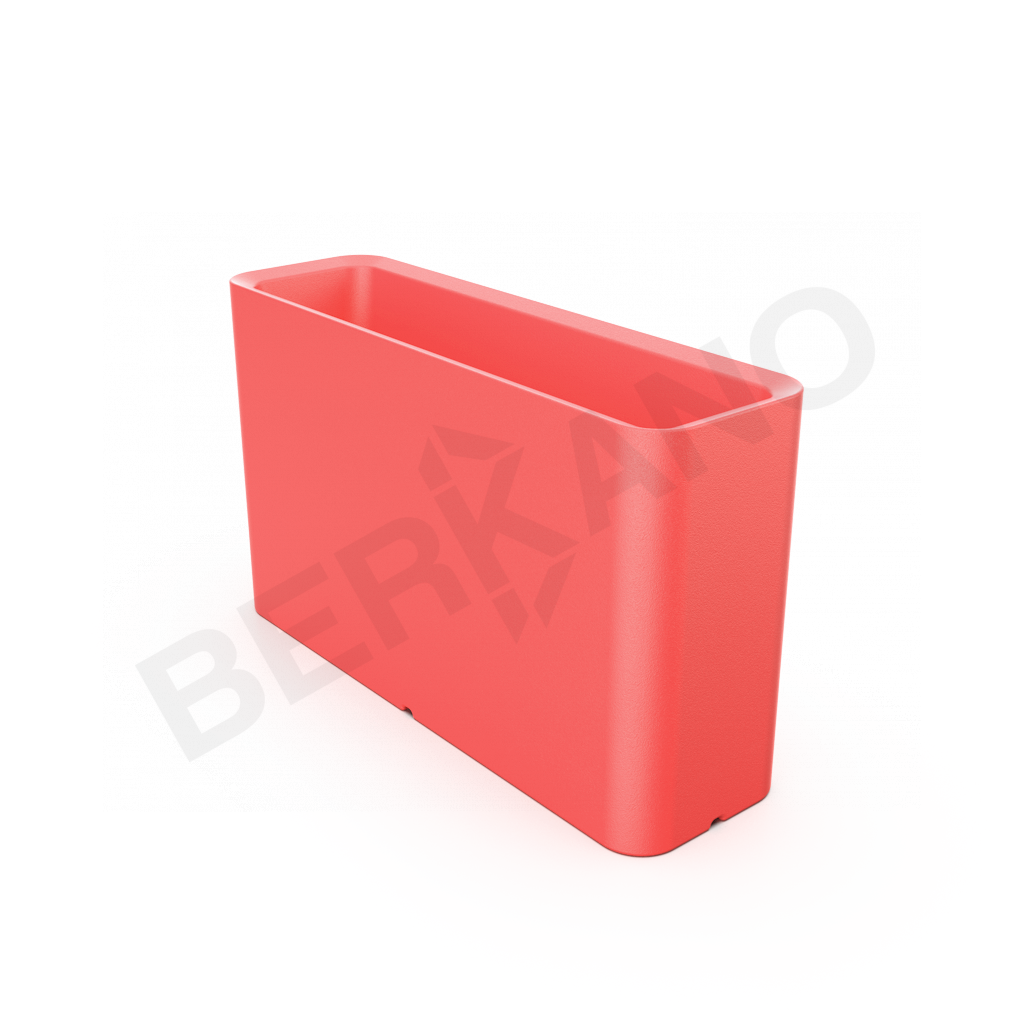 Кашпо Vittorio 53 DB красного цвета - фото 1