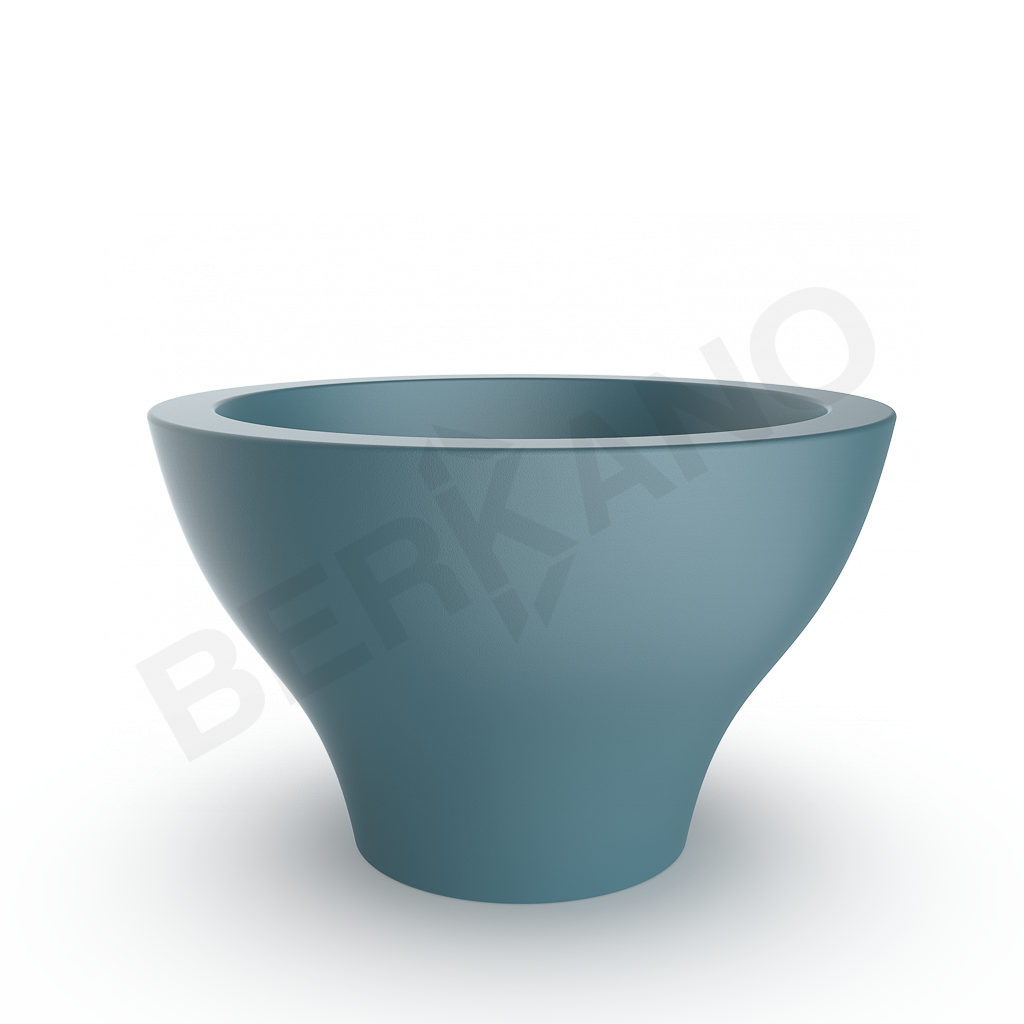 Кашпо Vetro 75 бирюзового цвета - фото 1