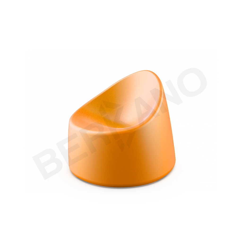 Кресло Smoov оранжевого цвета - фото 1