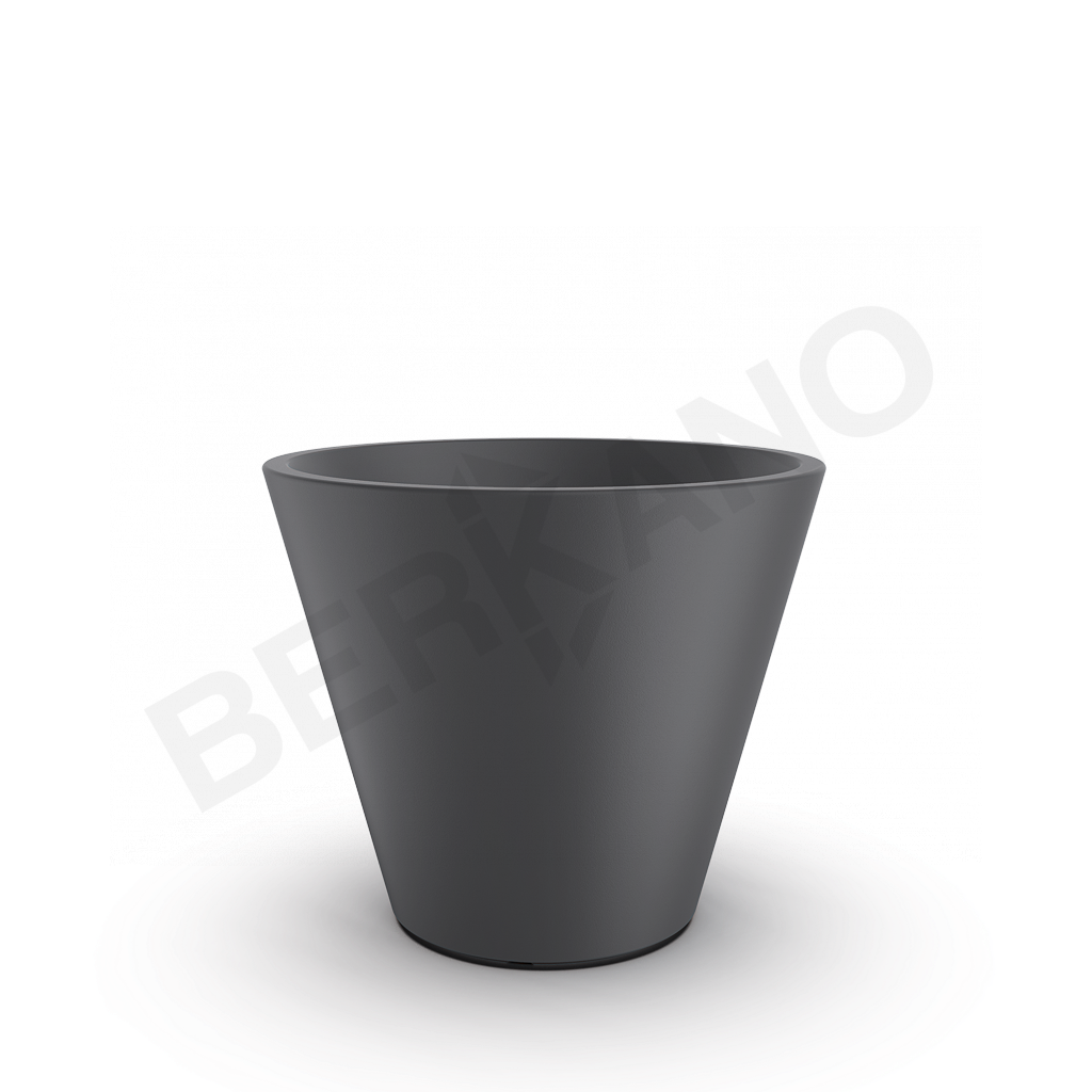 Кашпо Bliss 50 DB графитового цвета - фото 1