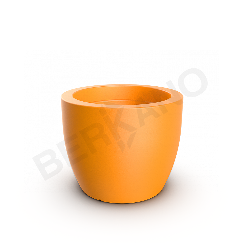 Кашпо Tigel 50 оранжевого цвета - фото 1