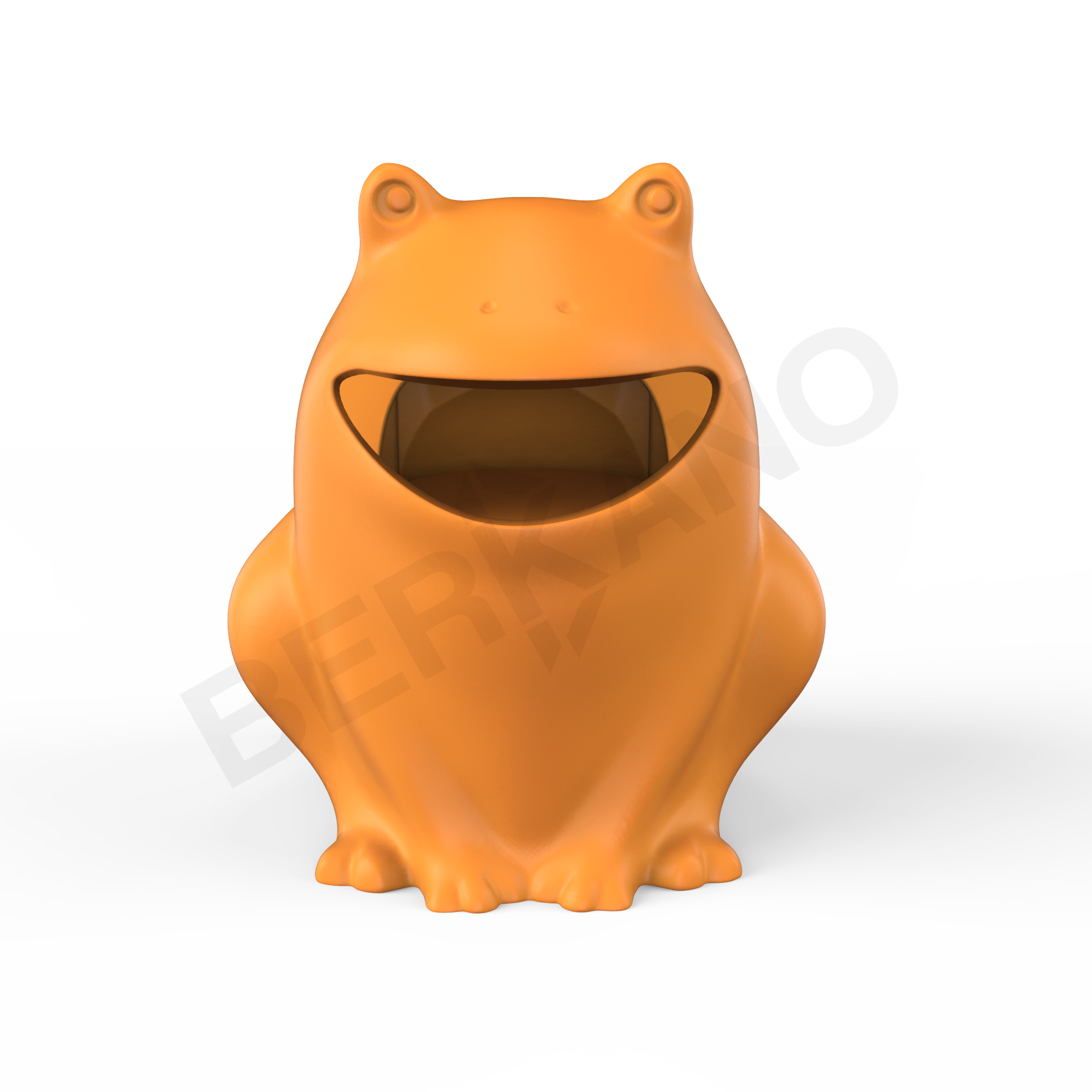 Урна детская BERKANO Frog оранжевого цвета - фото 1