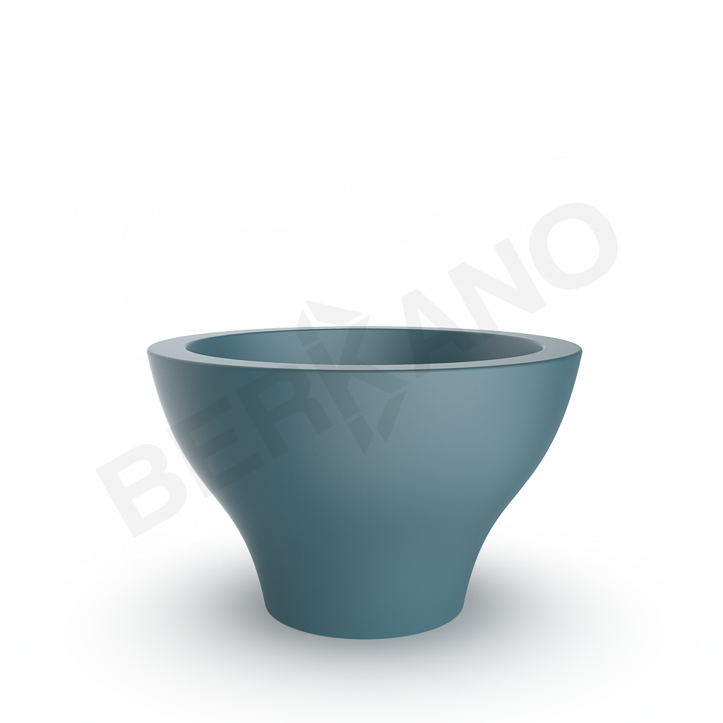 Кашпо Vetro 50 DB бирюзового цвета - фото 1