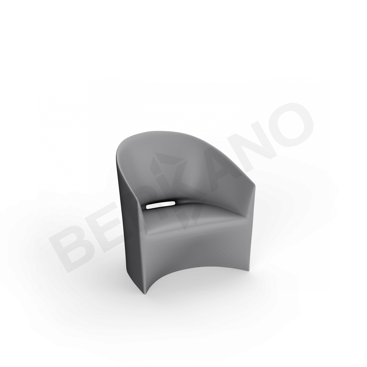 Кресло Oasis графитового цвета - фото 1