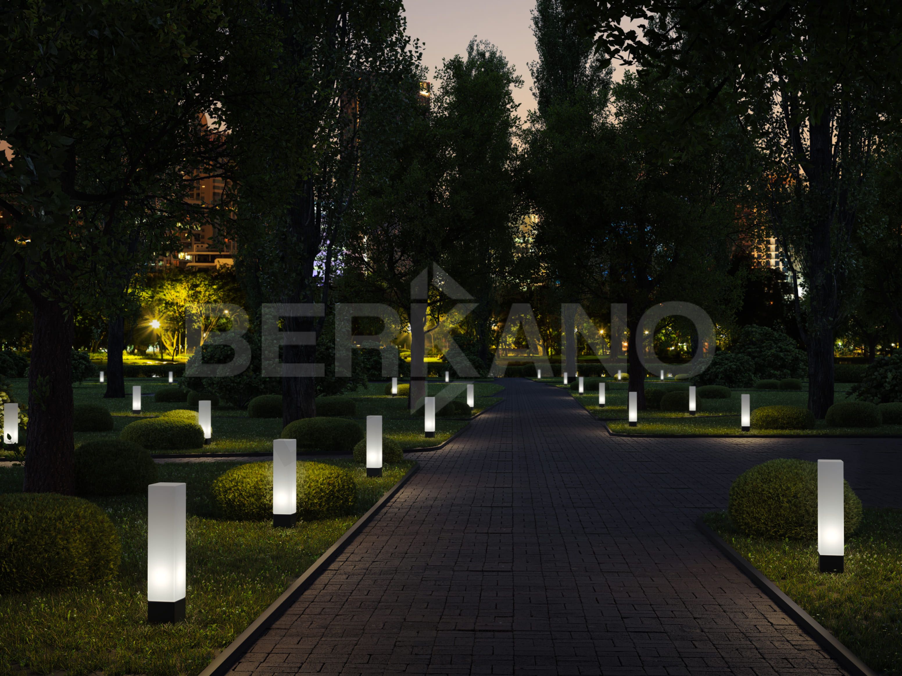 Световой столб Tollan Quadro 1200 с подсветкой RGB - фото 5