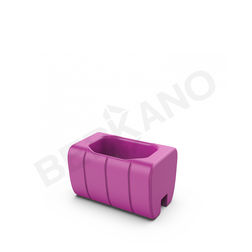 Кашпо-соединитель Y-seat longer DB фиолетового цвета - фото 1