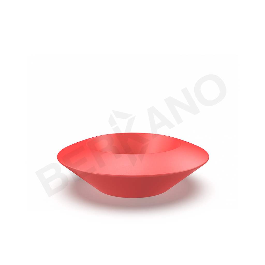 Кашпо Scodella 80 DB красного цвета - фото 1