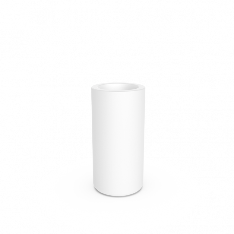 Кашпо Smoov Planter Cylinder DB белого цвета