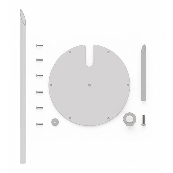 Комплект для установки в грунт с монтажной трубой