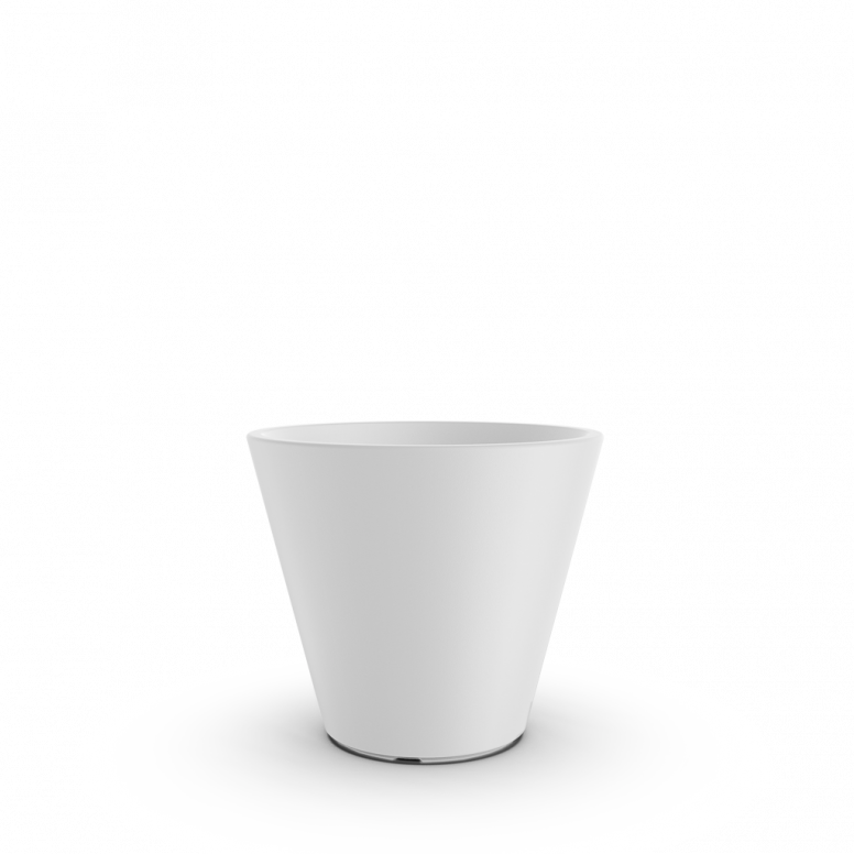 Кашпо Bliss 42 белого цвета