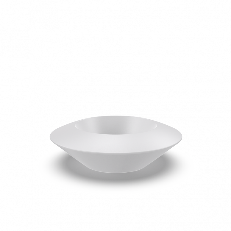 Кашпо Scodella 80 DB белого цвета