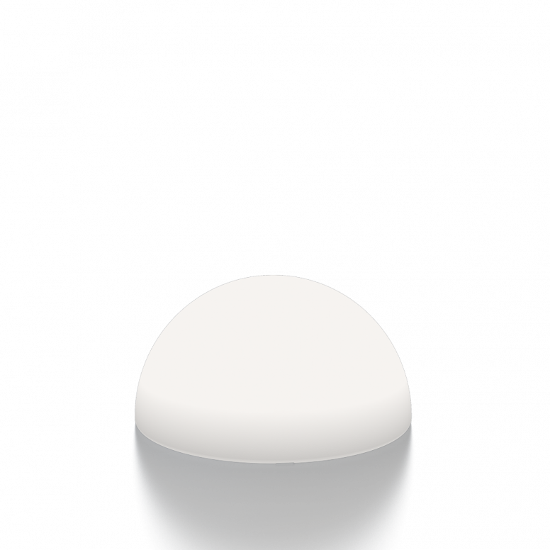 Светильник ландшафтный Emisfero 60 белого цвета 