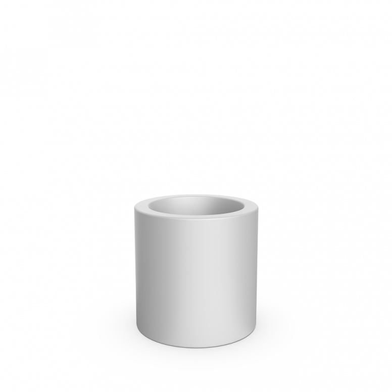 Кашпо Cilindro 50 белого цвета