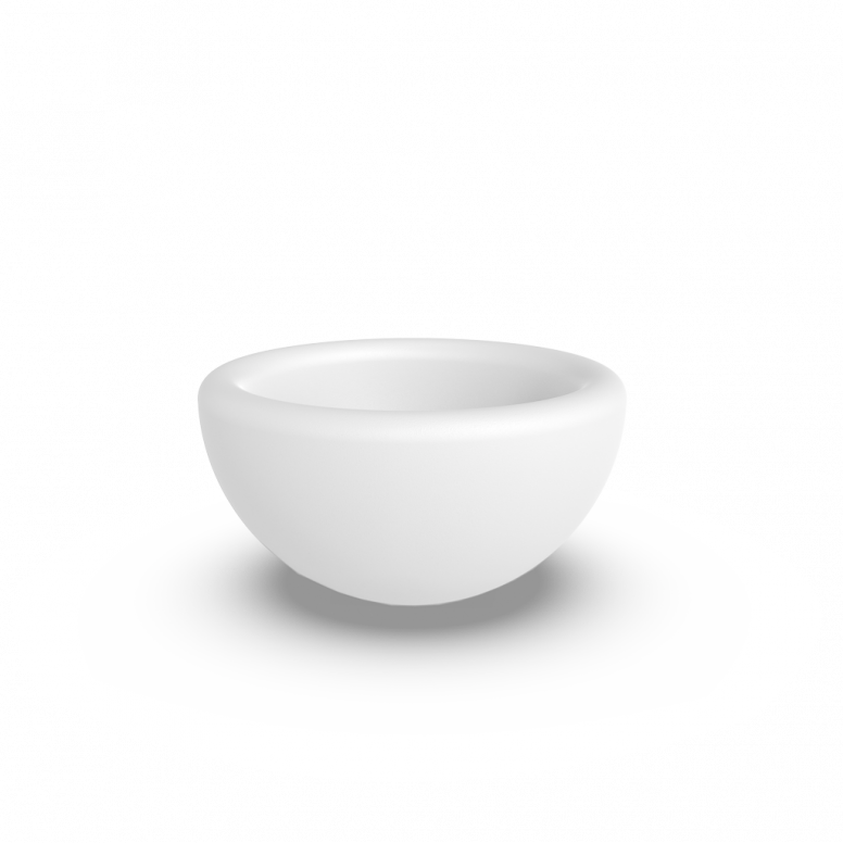 Кашпо Segmento 30 DB белого цвета