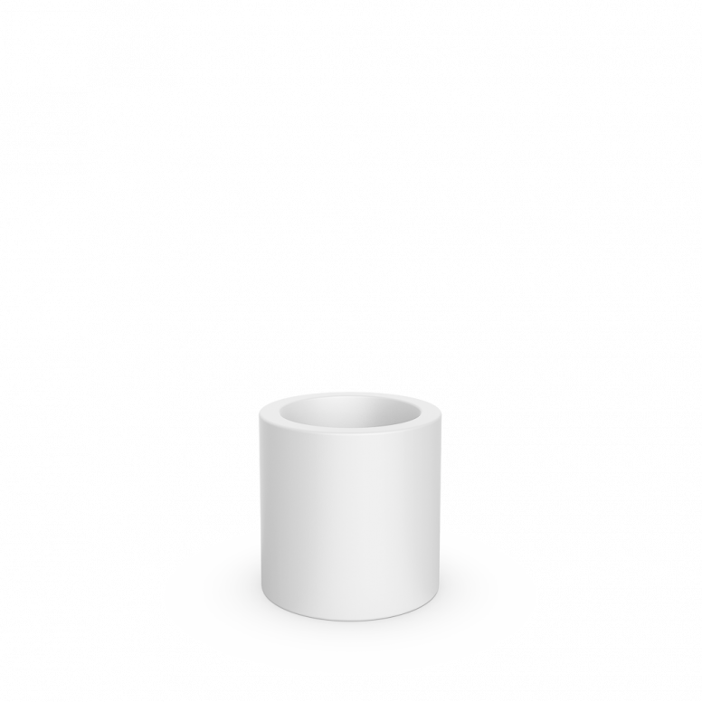 Кашпо Cilindro 40 белого цвета