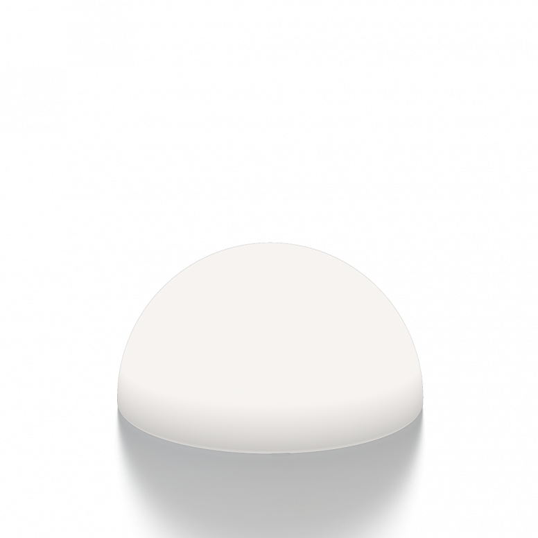 Светильник ландшафтный Emisfero 70 белого цвета 