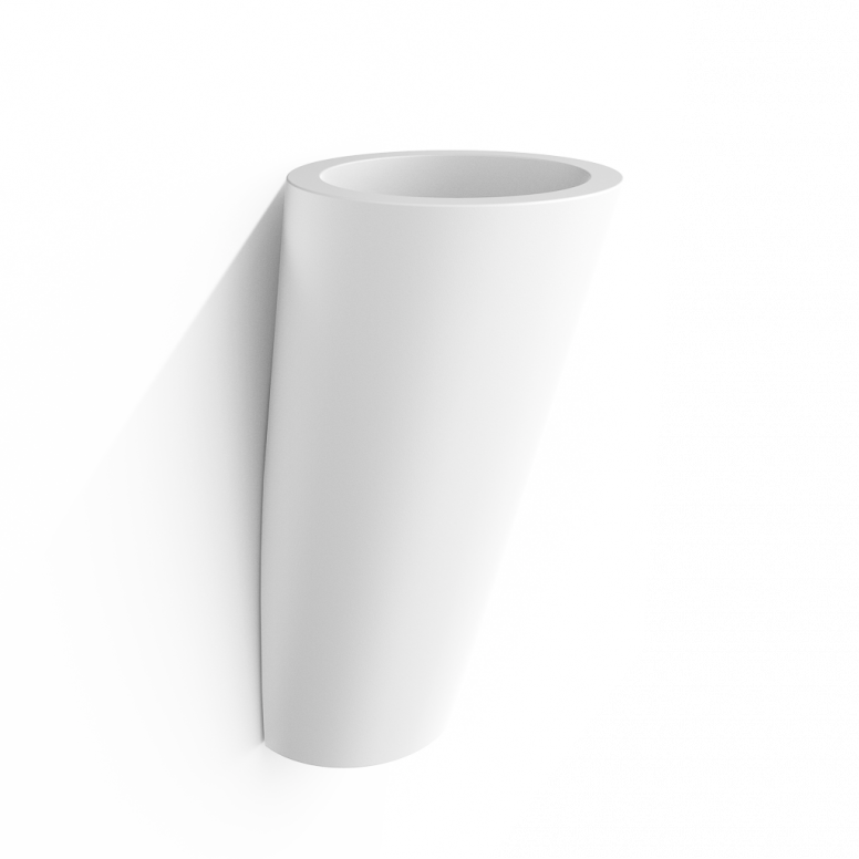 Кашпо Parette 90 DB белого цвета