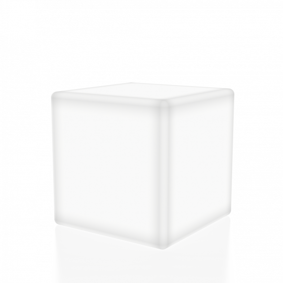 Светящийся куб Cube 70 белого цвета 