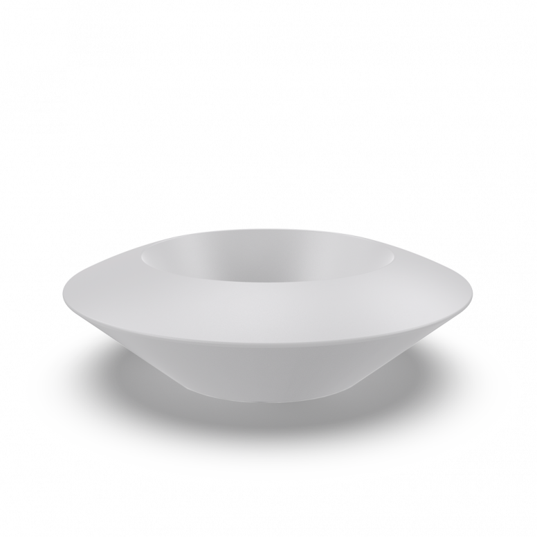 Кашпо Scodella 100 DB белого цвета