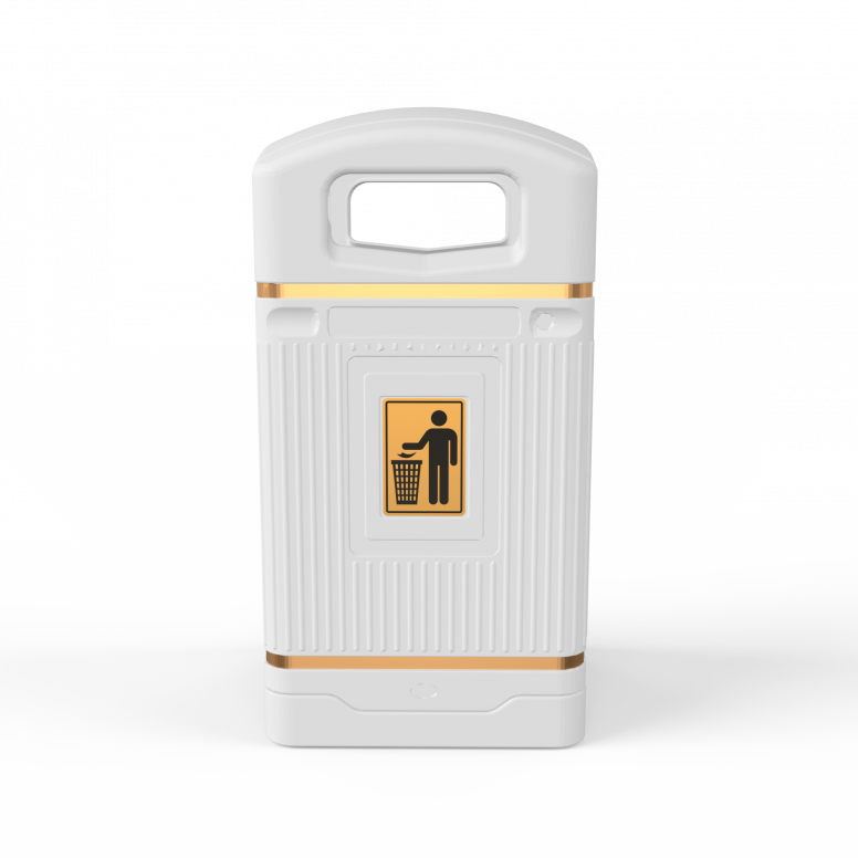 Урна квадратная BERKANO белого цвета