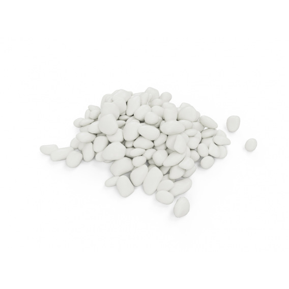 Галька цветная (белый)