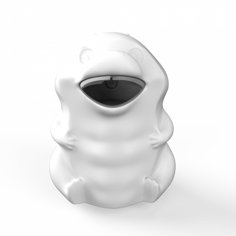 Урна детская BERKANO Croc белого цвета