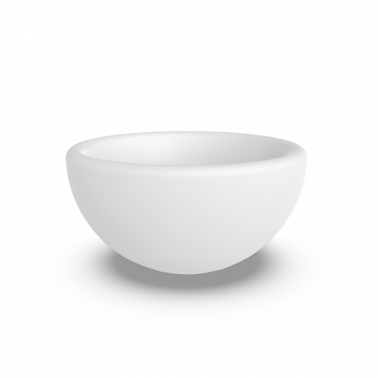 Кашпо Segmento 50 DB белого цвета