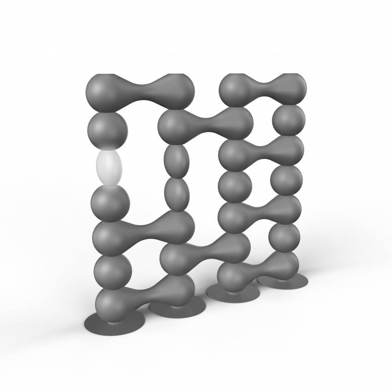 Модуль Nona Wall белого цвета