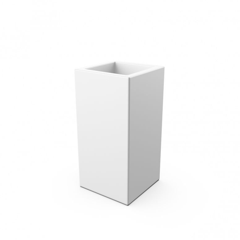 Кашпо Cubric 40*80 DB белого цвета