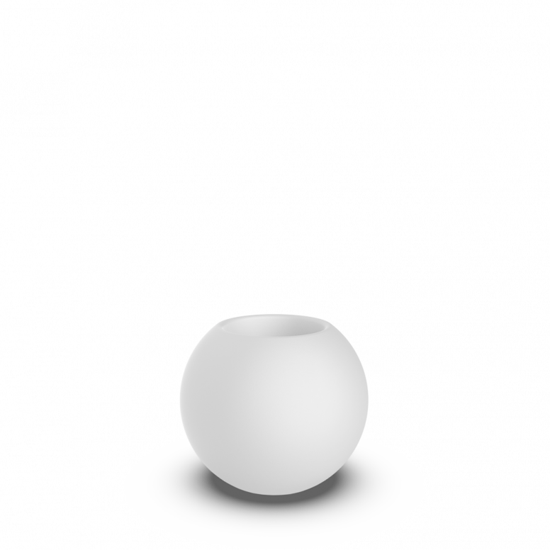 Кашпо Terra 40 белого цвета