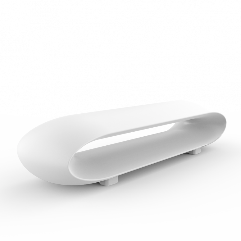 Скамейка Hoop белого цвета