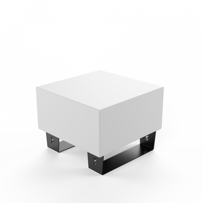 Скамейка Brick 60 белого цвета