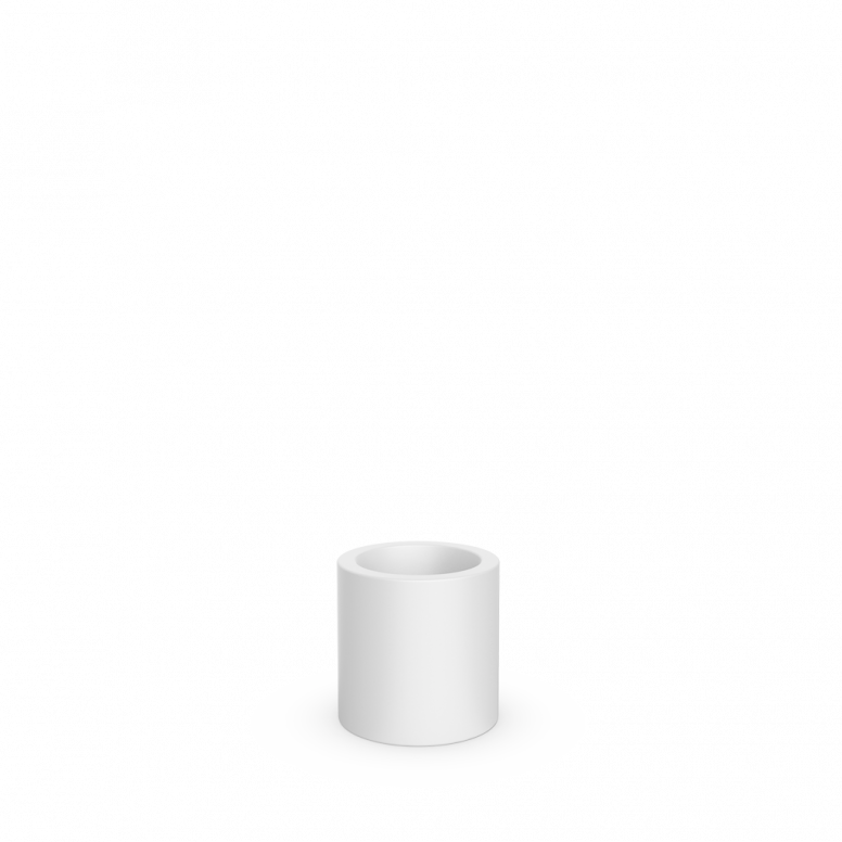 Кашпо Cilindro 30 белого цвета
