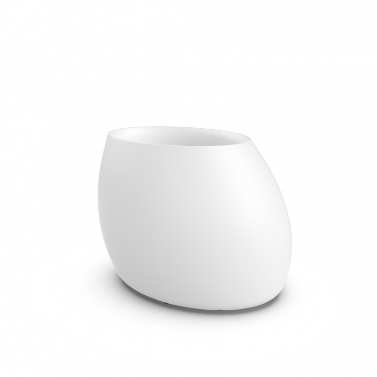 Кашпо Bend 80 DB Snow White