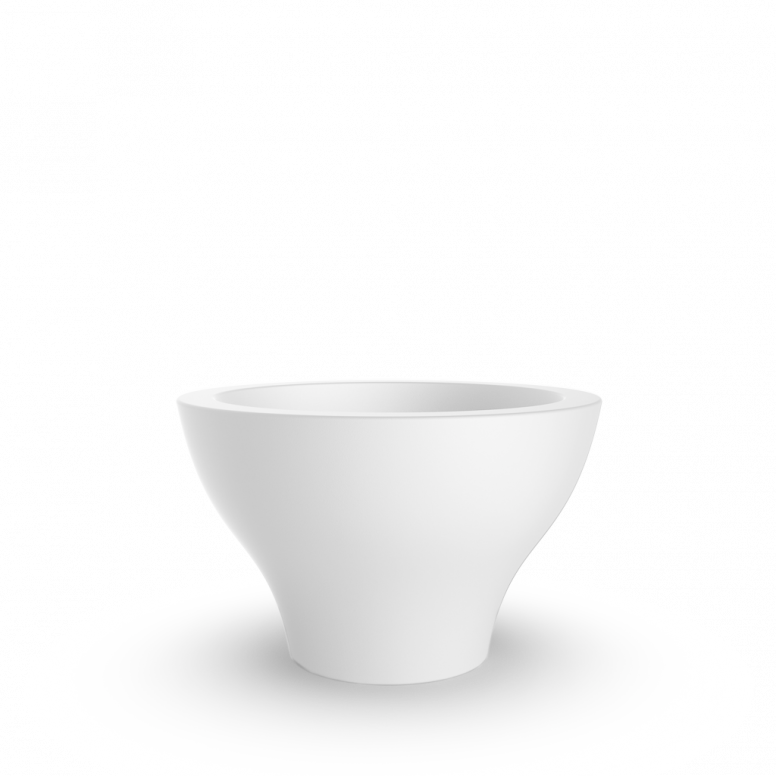 Кашпо Vetro 40 белого цвета