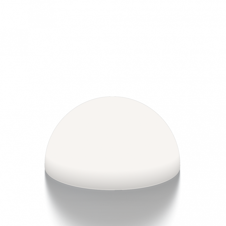 Светильник ландшафтный Emisfero 80 белого цвета 