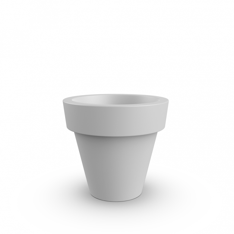 Светящееся кашпо classic 90 белого цвета