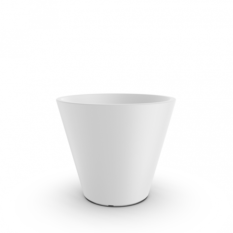 Кашпо Bliss 50 белого цвета