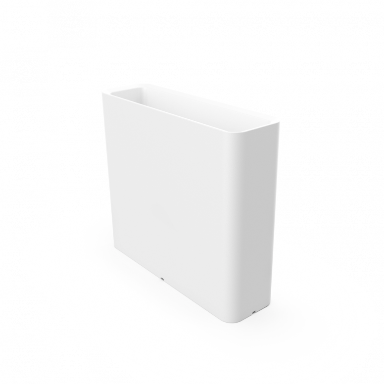 Кашпо Vittorio 80 DB белого цвета