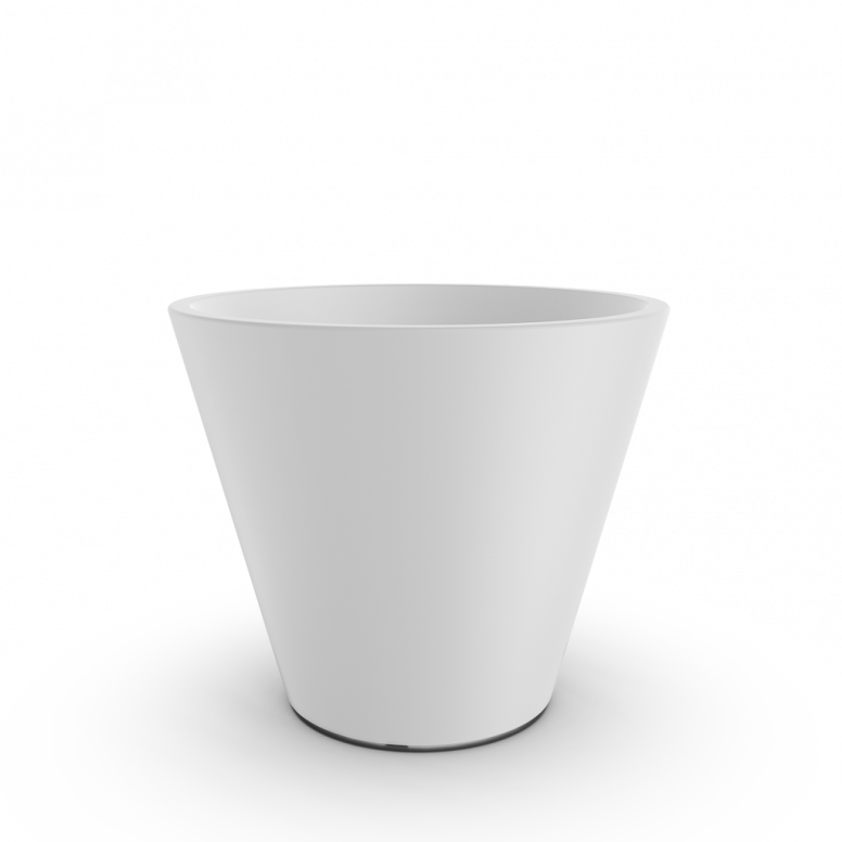 Кашпо Bliss 65 белого цвета