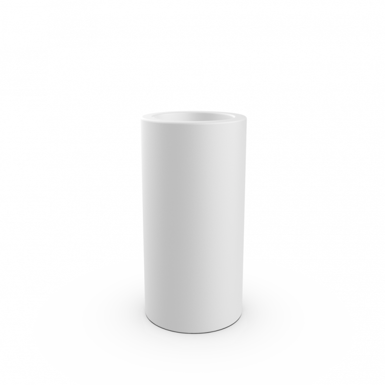 Кашпо Cilindro 60 белого цвета