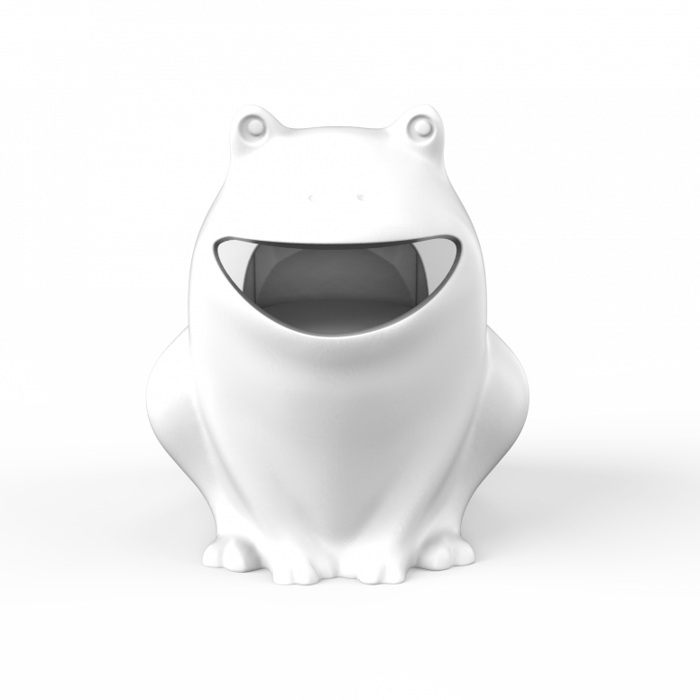 Урна детская BERKANO Frog белого цвета