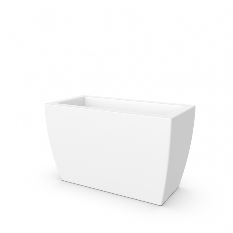 Светящееся кашпо Tenero 50H белого цвета